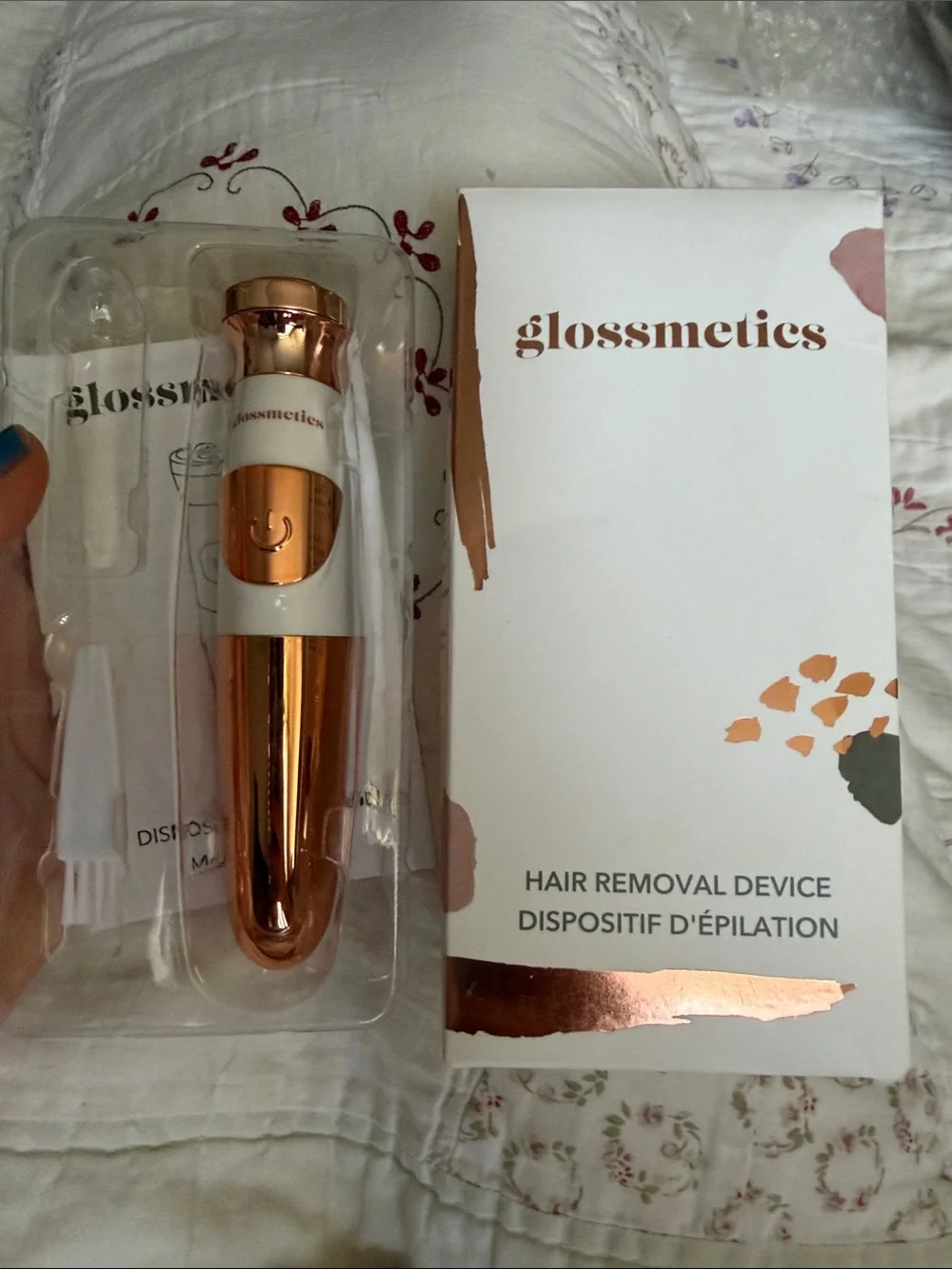 Glossmetics Rose Gold Hair Removal Device